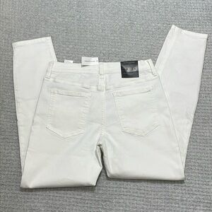 NWT Banana Republic Vintage Stretch Skinny New House Pure White Jeans Size 28/6